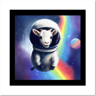 Baby Space Goat Posters and Art